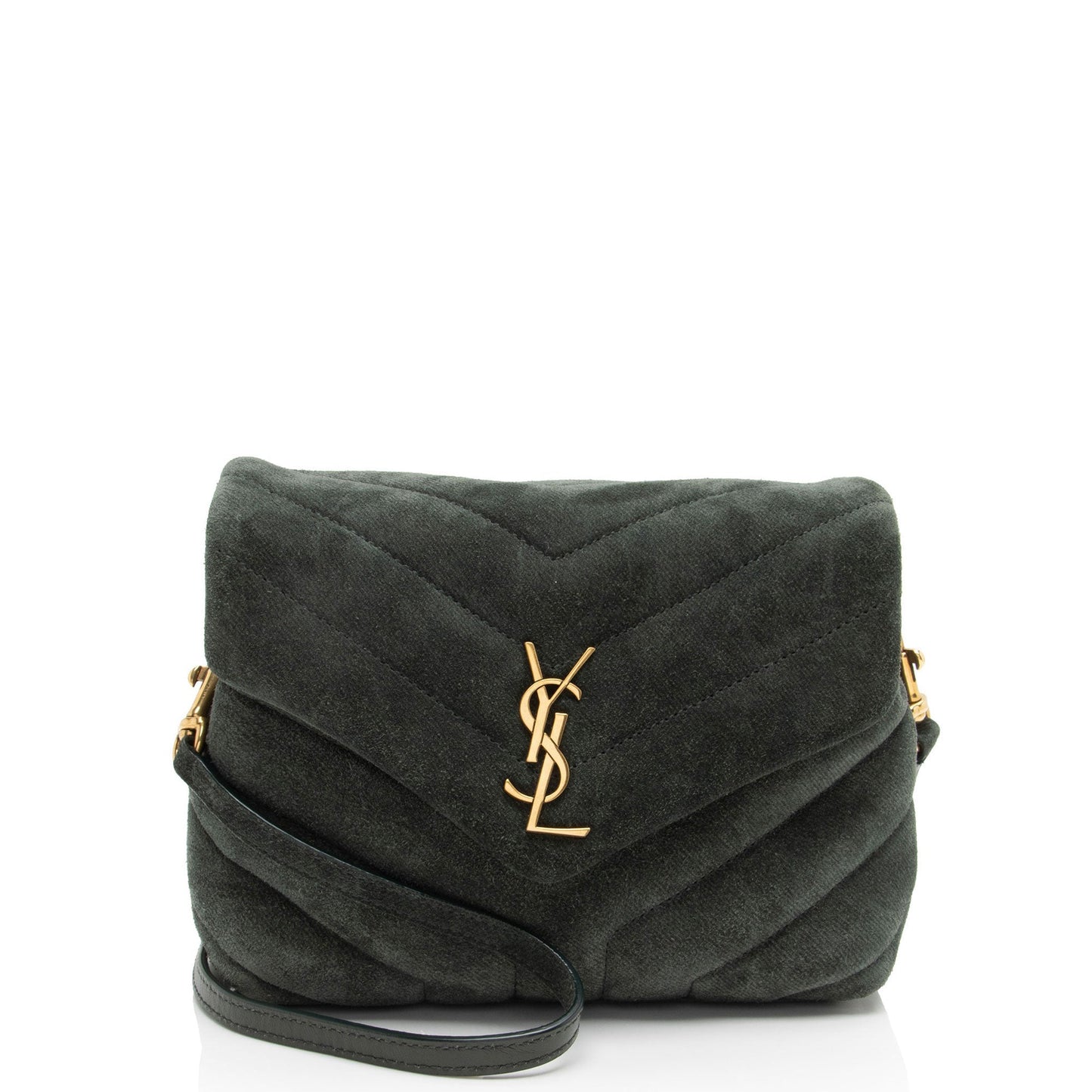 Saint Laurent Suede Monogram LouLou Toy Crossbody FhU8LS