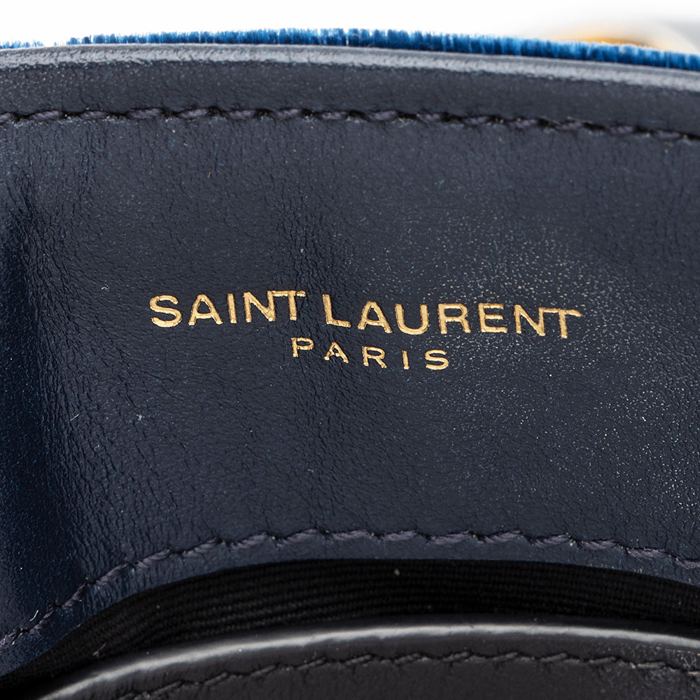 Saint Laurent Velvet LouLou Small Shoulder Bag 21772