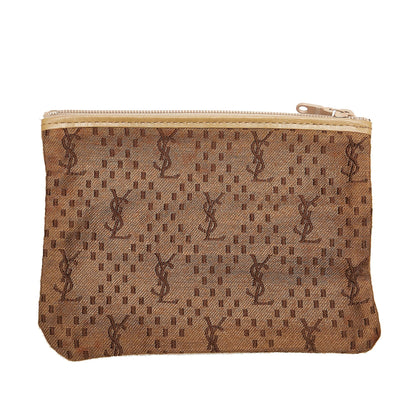 Saint Laurent Weaved Canvas Boston Bag (SHG-30318