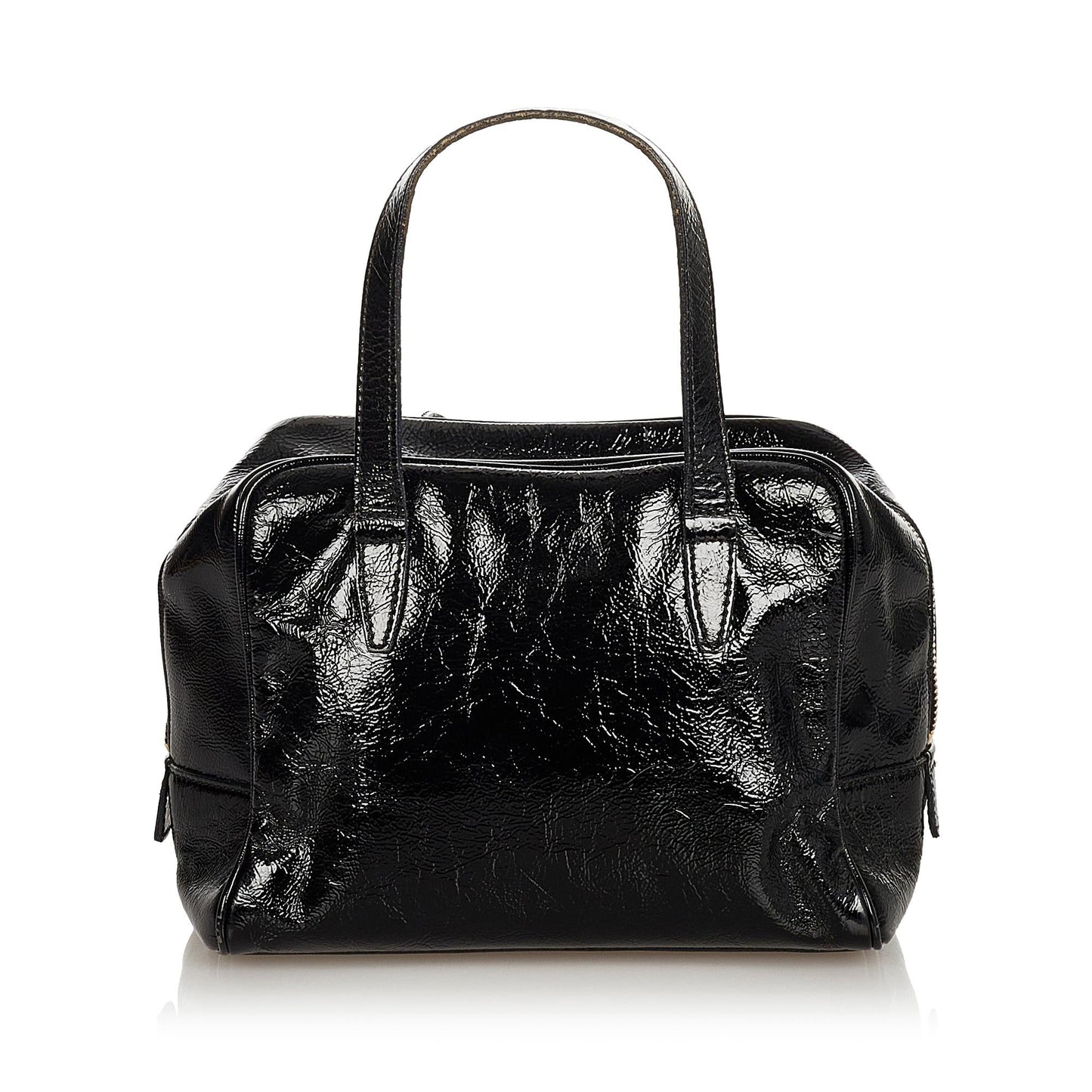 Saint Laurent Y Mail Patent Leather Handbag (SHG-25706