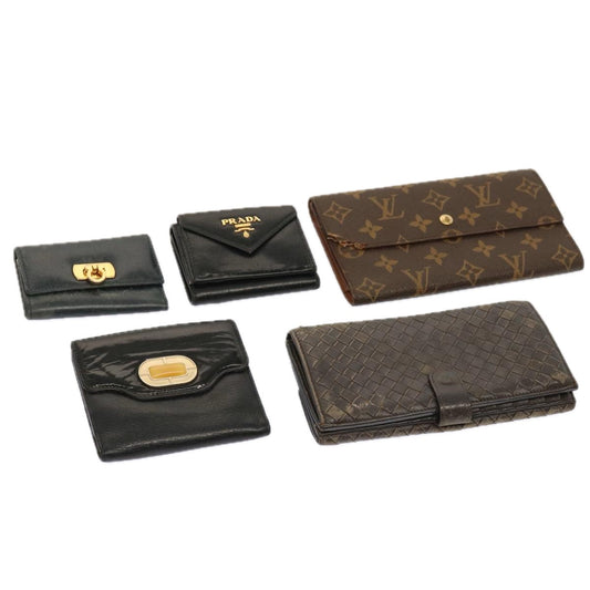 LOUIS VUITTON BOTTEGA PRADA Ferragamo Bulgari Key Case Wallet 5Set Auth ac2995