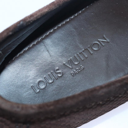 LOUIS VUITTON Shoes Suede 8M Brown  ac3135