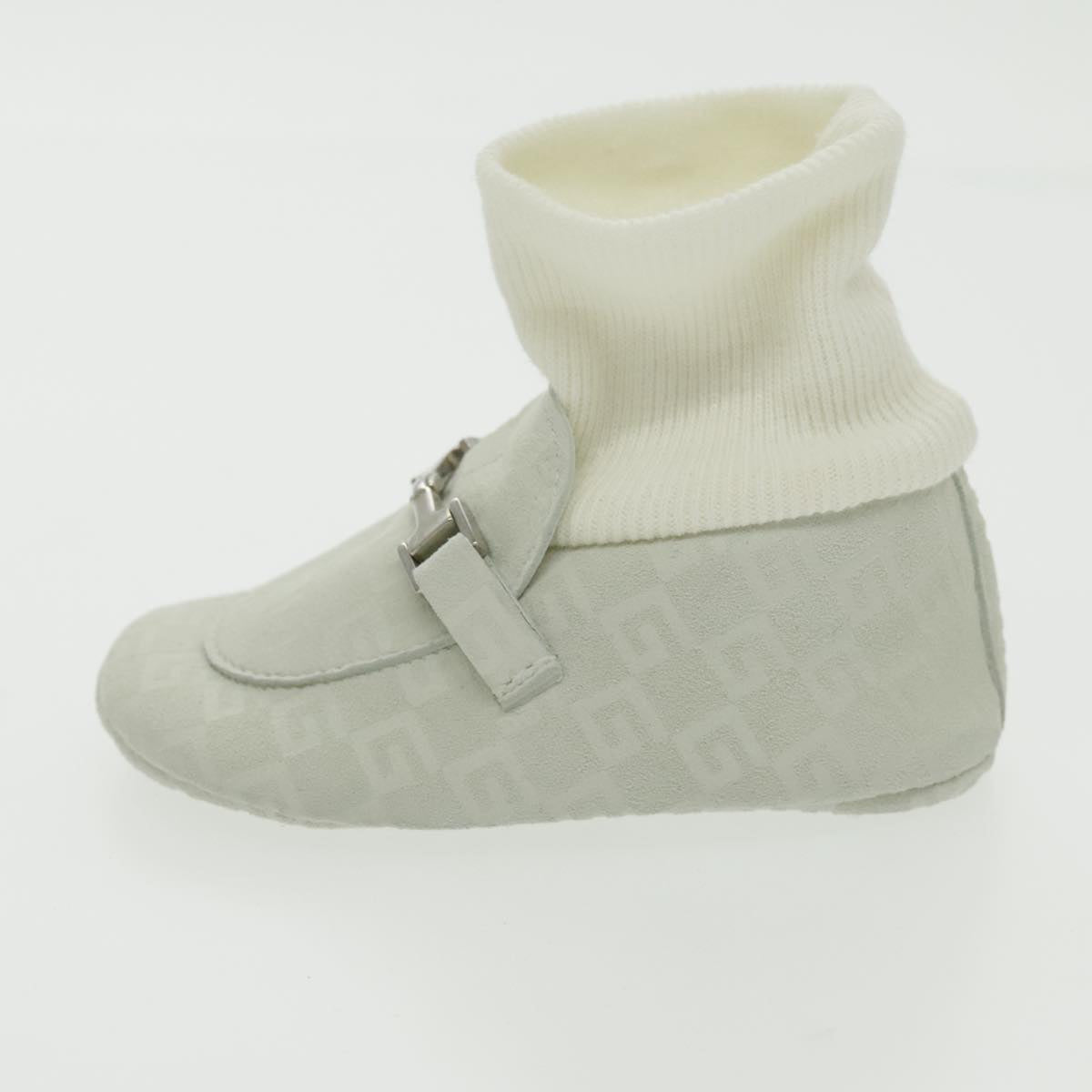 GUCCI Baby Shoes Suede White ac3288