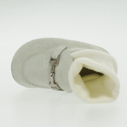 GUCCI Baby Shoes Suede White ac3288