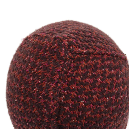 FENDI Beanie Watch Cap knitted Wool Brown Red  ar6833