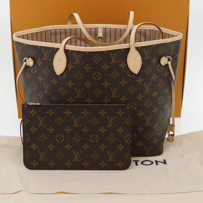 LOUIS VUITTON Monogram Neverfull MM Tote Bag M40156  B359A