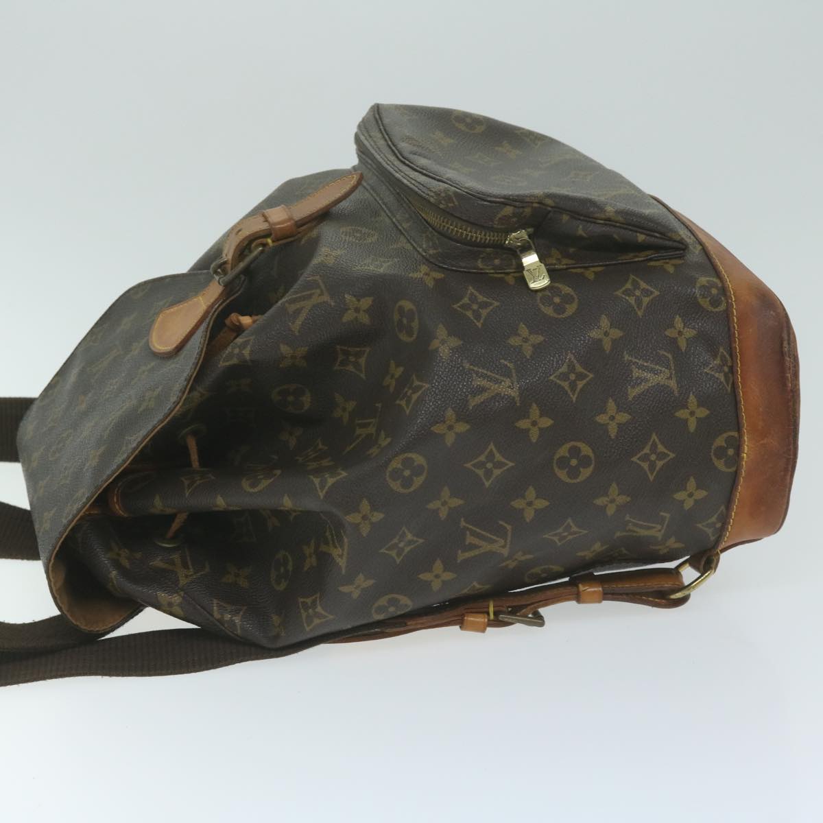 LOUIS VUITTON Monogram Montsouris GM Backpack M51135  bs11363