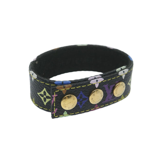 LOUIS VUITTON Monogram Multicolor Bracelet Black  bs11441