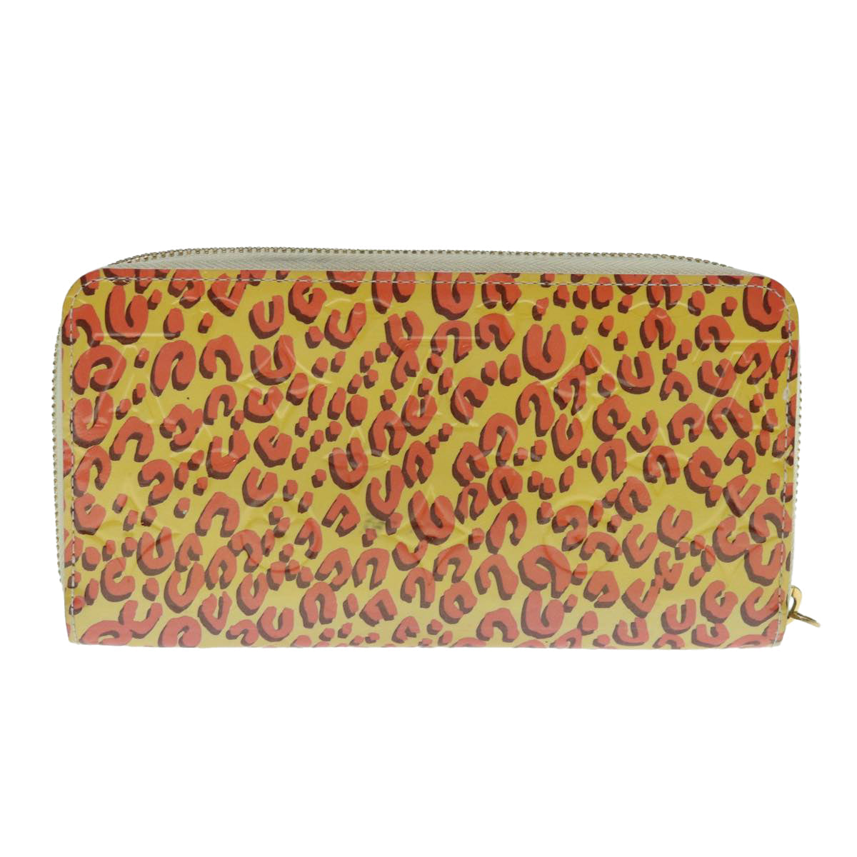 LOUIS VUITTON Monogram Vernis Zippy Wallet Broncorail M91476  bs11527