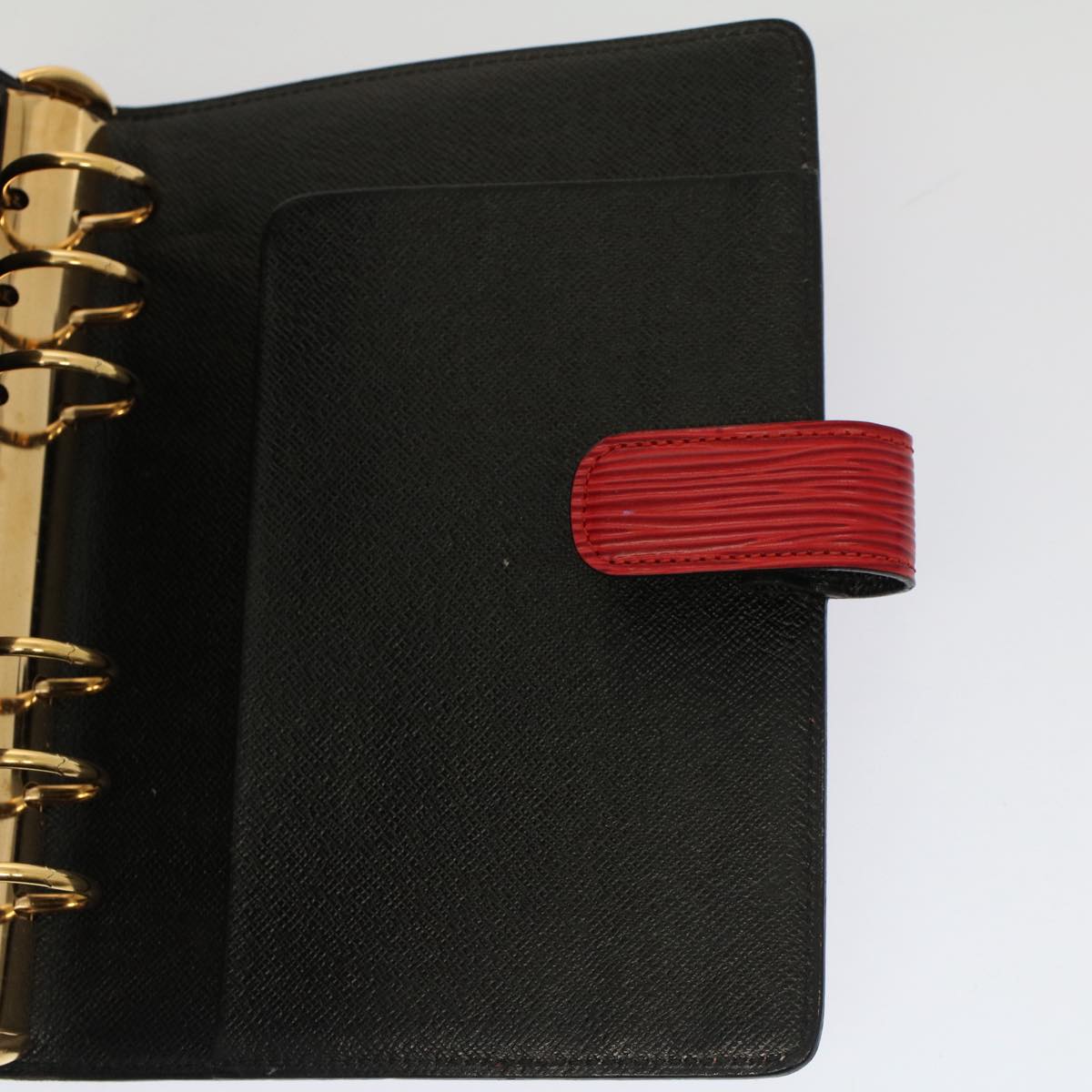 LOUIS VUITTON Epi Agenda MM Day Planner Cover Red R20047  bs7786