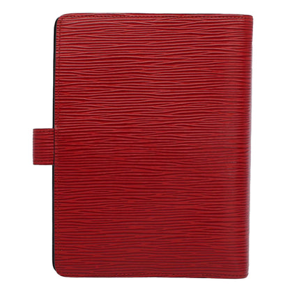 LOUIS VUITTON Epi Agenda MM Day Planner Cover Red R20047  bs7786