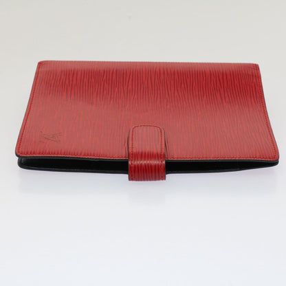 LOUIS VUITTON Epi Agenda MM Day Planner Cover Red R20047  bs7786