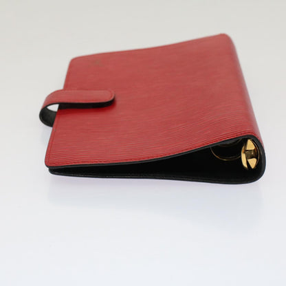 LOUIS VUITTON Epi Agenda MM Day Planner Cover Red R20047  bs7786