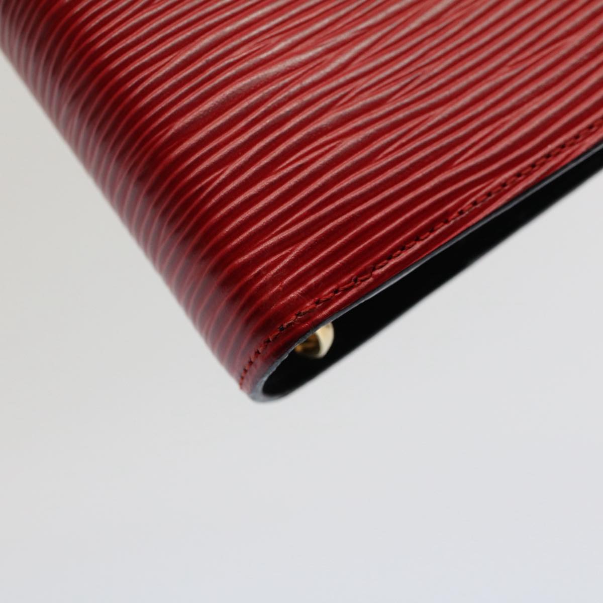 LOUIS VUITTON Epi Agenda MM Day Planner Cover Red R20047  bs7786