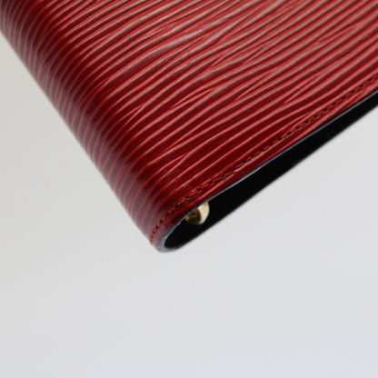 LOUIS VUITTON Epi Agenda MM Day Planner Cover Red R20047  bs7786