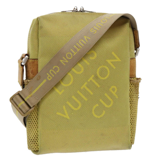 LOUIS VUITTON Damier Geant Weatherly Shoulder Bag Yellow M80636  bs7812