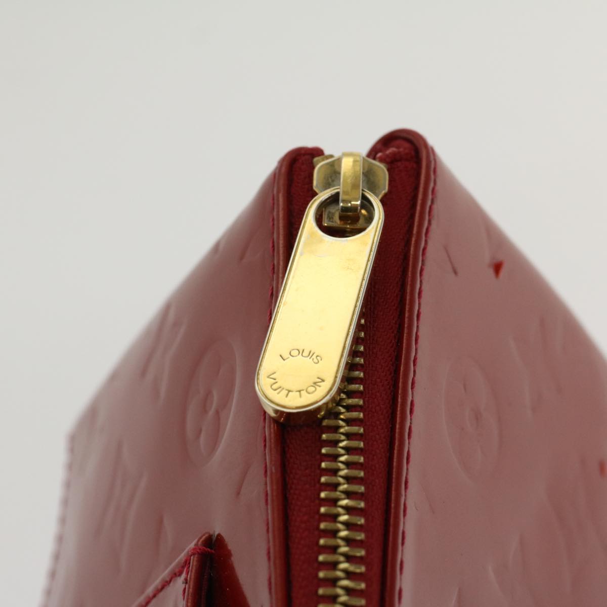 LOUIS VUITTON Monogram Vernis Rosewood Avenue Hand Bag Red M93507  bs7894