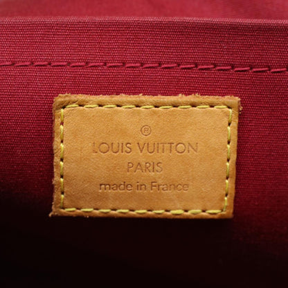 LOUIS VUITTON Monogram Vernis Rosewood Avenue Hand Bag Red M93507  bs7894