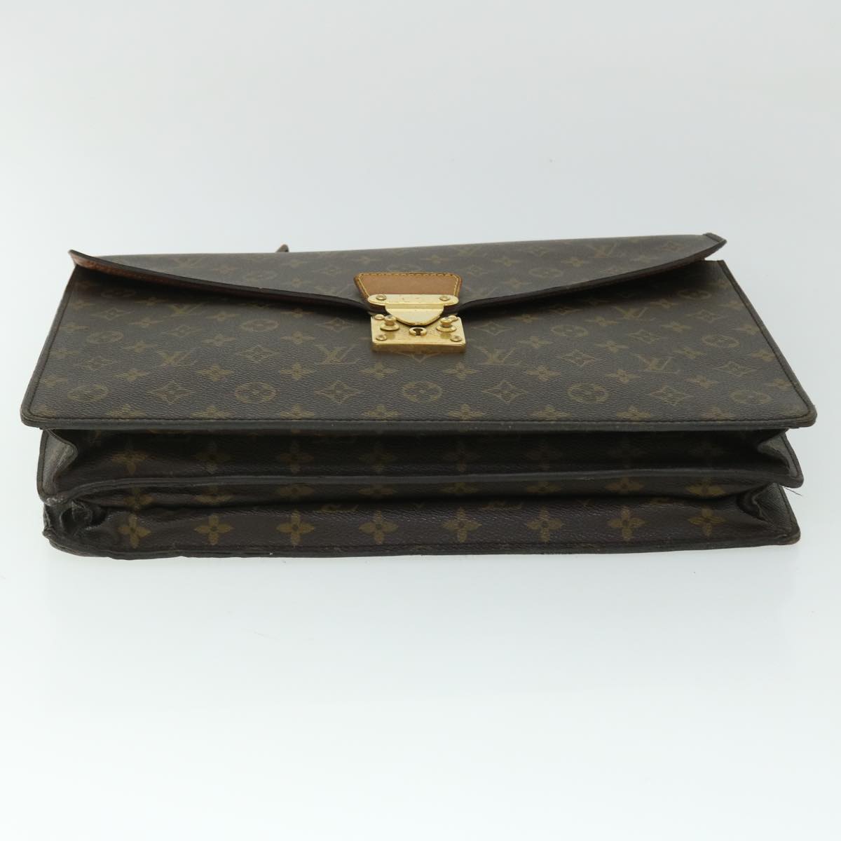 LOUIS VUITTON Monogram Serviette Conseiller Briefcase M53331  bs8000