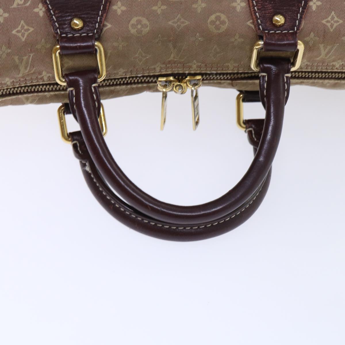 LOUIS VUITTON Monogram Idylle Speedy Bandouliere 30 Bag Sepia M56704 Auth bs8045