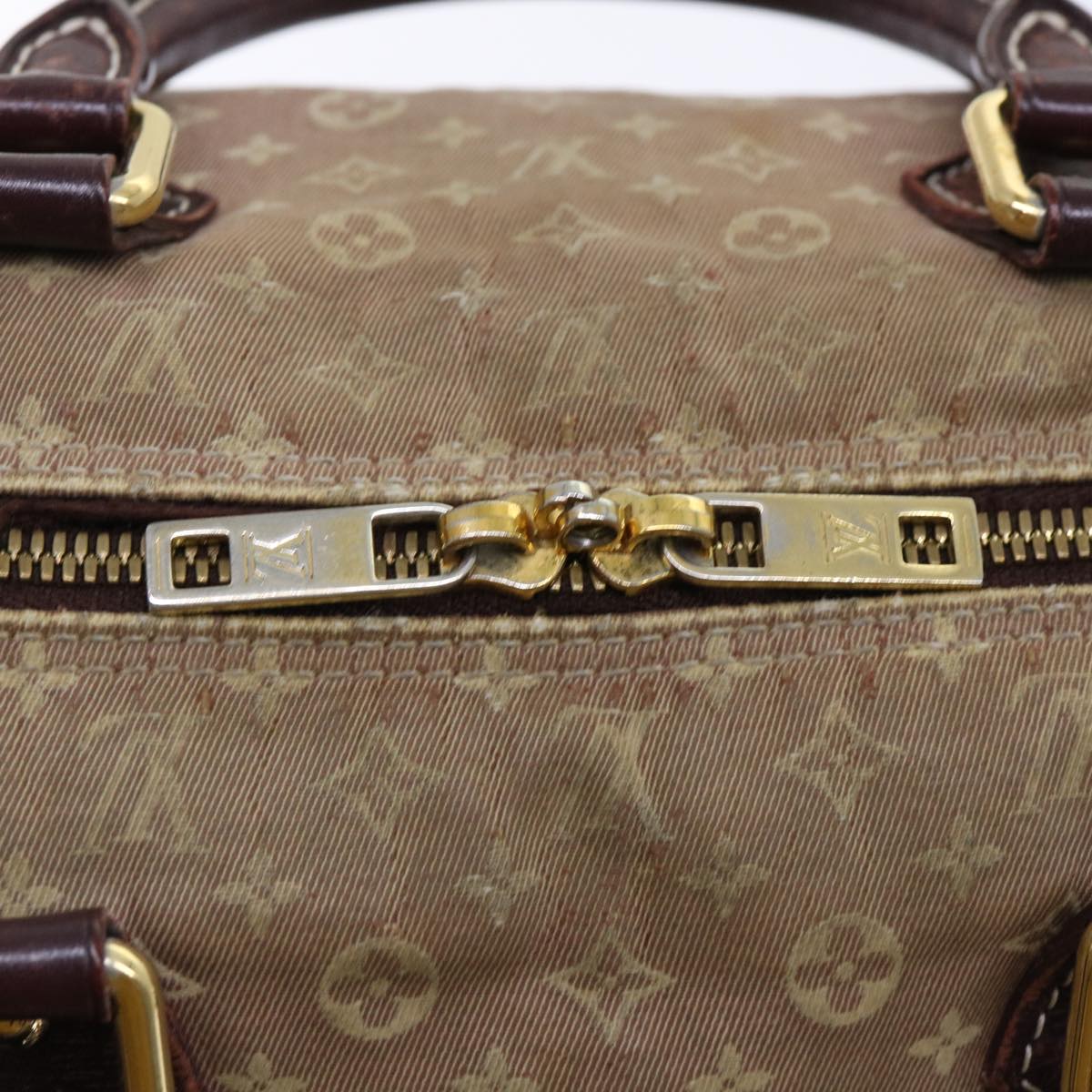 LOUIS VUITTON Monogram Idylle Speedy Bandouliere 30 Bag Sepia M56704 Auth bs8045