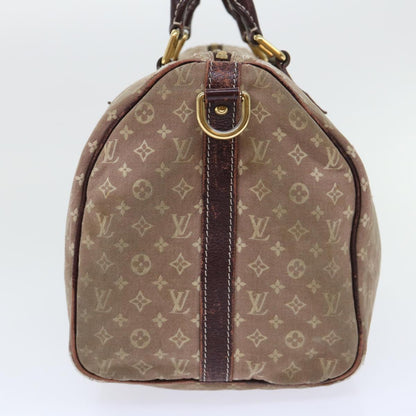 LOUIS VUITTON Monogram Idylle Speedy Bandouliere 30 Bag Sepia M56704 Auth bs8045