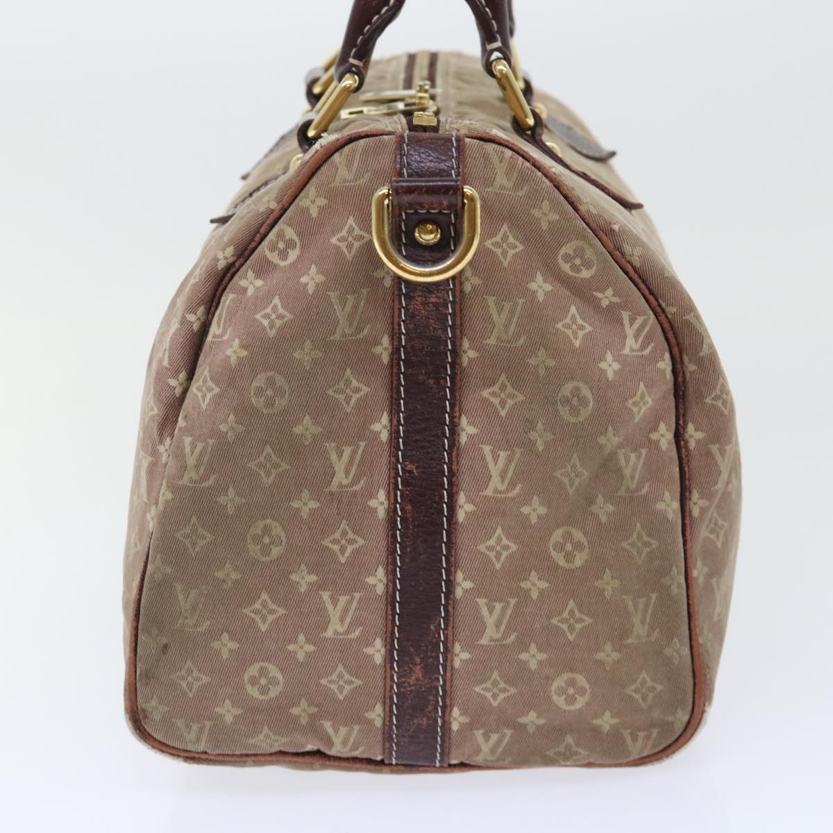 LOUIS VUITTON Monogram Idylle Speedy Bandouliere 30 Bag Sepia M56704 Auth bs8045