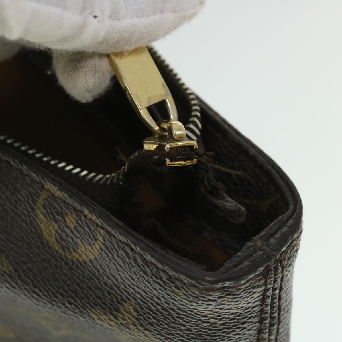 LOUIS VUITTON Monogram Cabas Mezzo Tote Bag M51151  bs8112