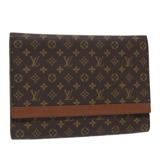 LOUIS VUITTON Monogram Porte Envelope Clutch Bag M51801  bs8136