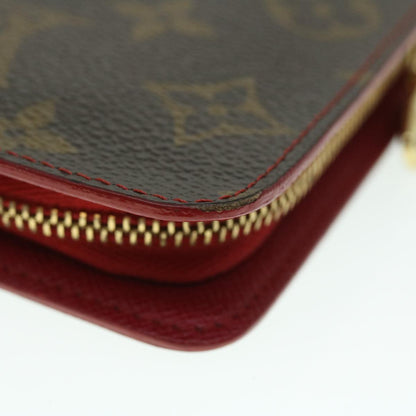 LOUIS VUITTON Monogram Cherry Porte Monnaie Zip Long Wallet M95006 Auth bs8229