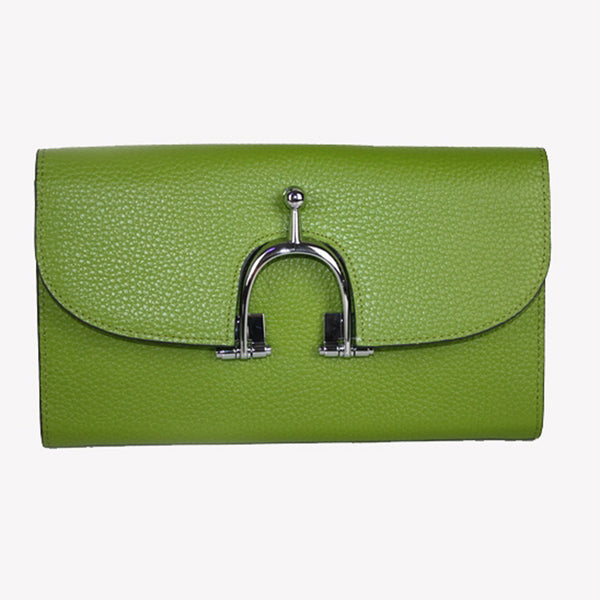 Hermes Wallet H569 Ladies Green