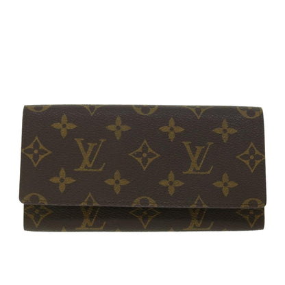 LOUIS VUITTON Monogram Porte Yen 3 Credit Long Wallet M61818  ep1577