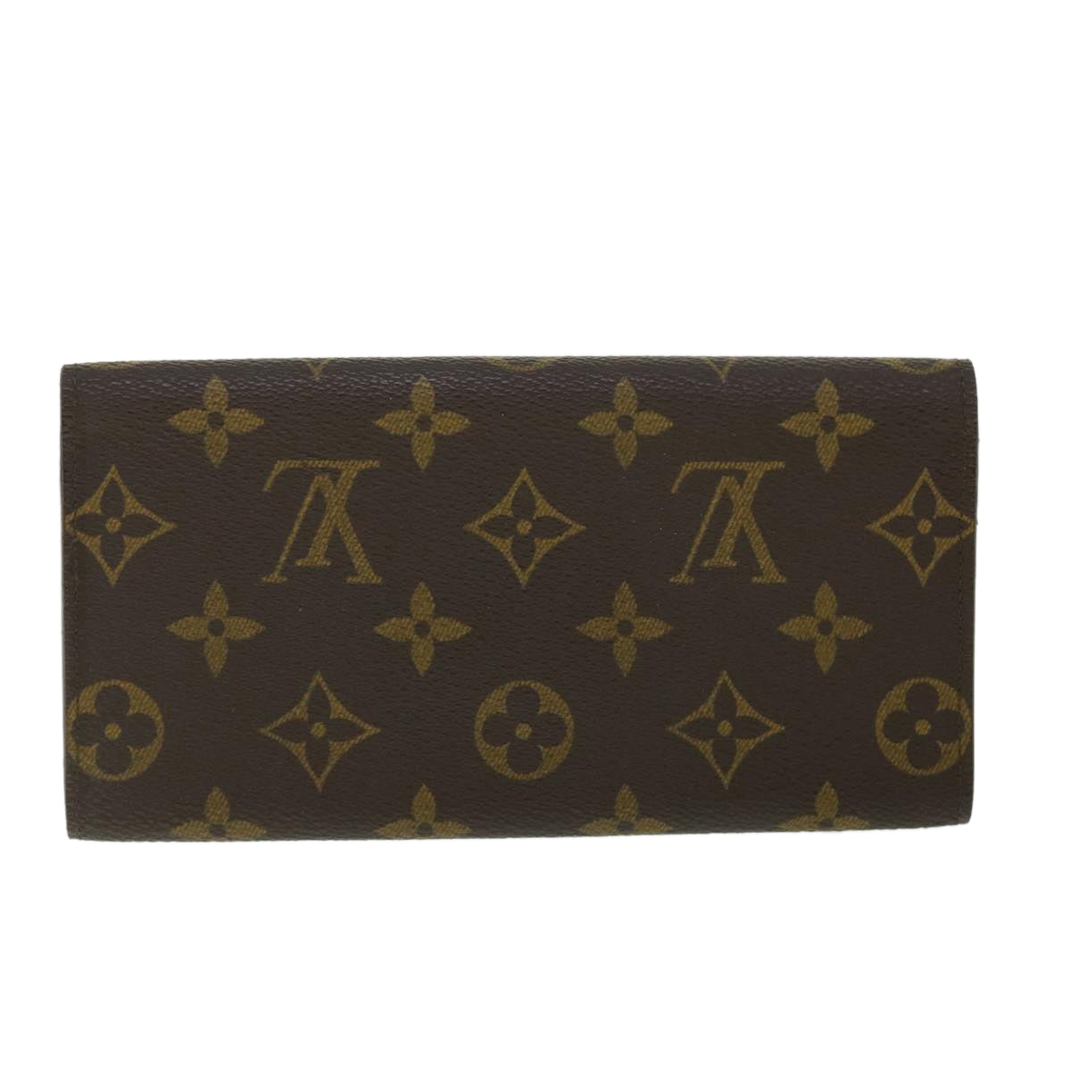 LOUIS VUITTON Monogram Porte Yen 3 Credit Long Wallet M61818  ep1577