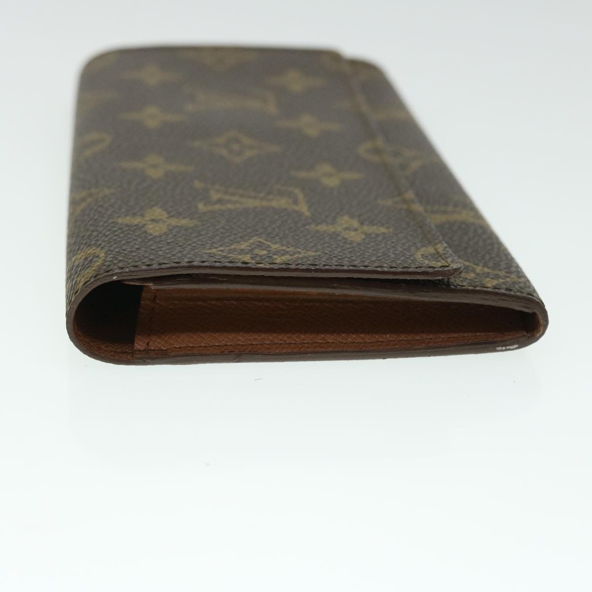 LOUIS VUITTON Monogram Porte Yen 3 Credit Long Wallet M61818  ep1577