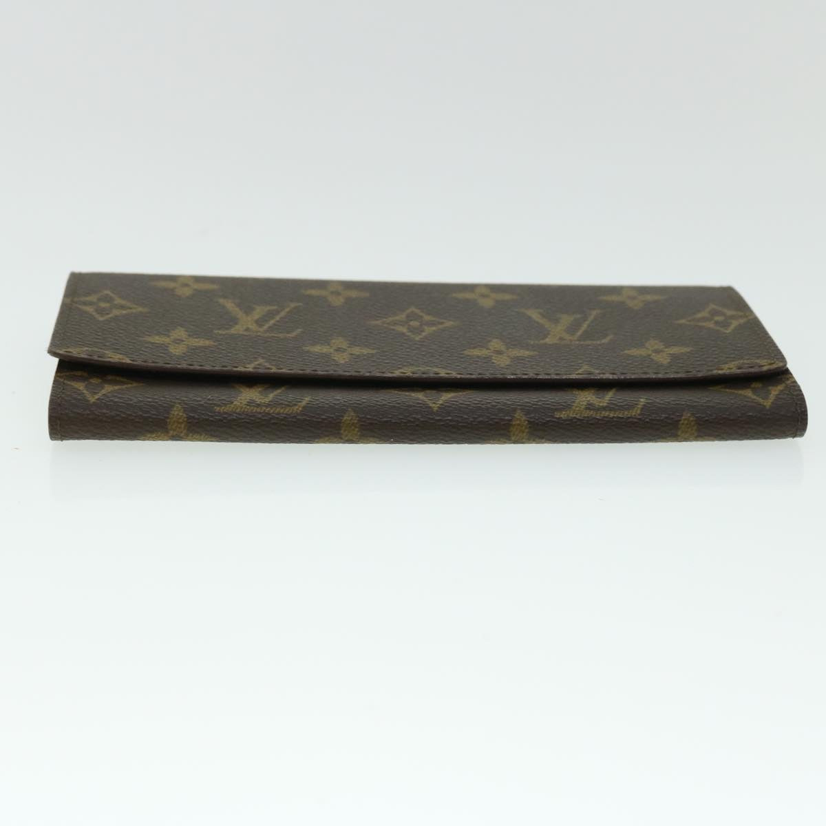 LOUIS VUITTON Monogram Porte Yen 3 Credit Long Wallet M61818  ep1577