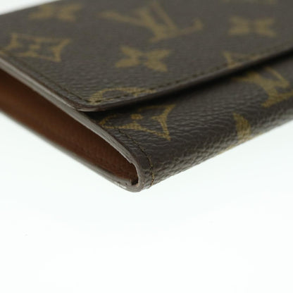 LOUIS VUITTON Monogram Porte Yen 3 Credit Long Wallet M61818  ep1577