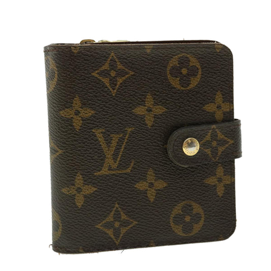 LOUIS VUITTON Monogram Compact Zip Wallet M61667  ep1593