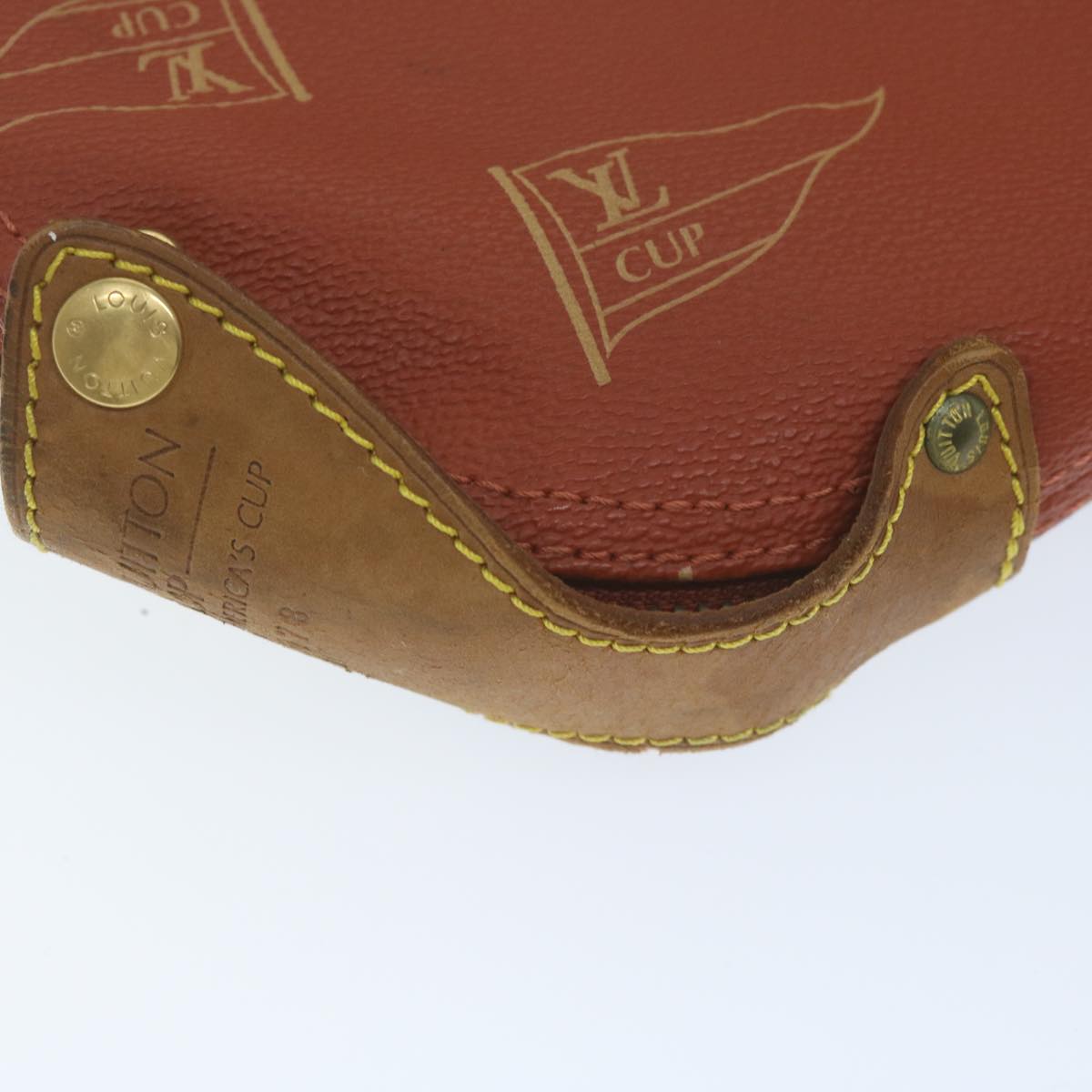 LOUIS VUITTON LV Cup Kabul Boston Bag Red M80020  ep2679