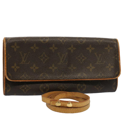 LOUIS VUITTON Monogram Pochette Twin GM Shoulder Bag M51852  fm2677