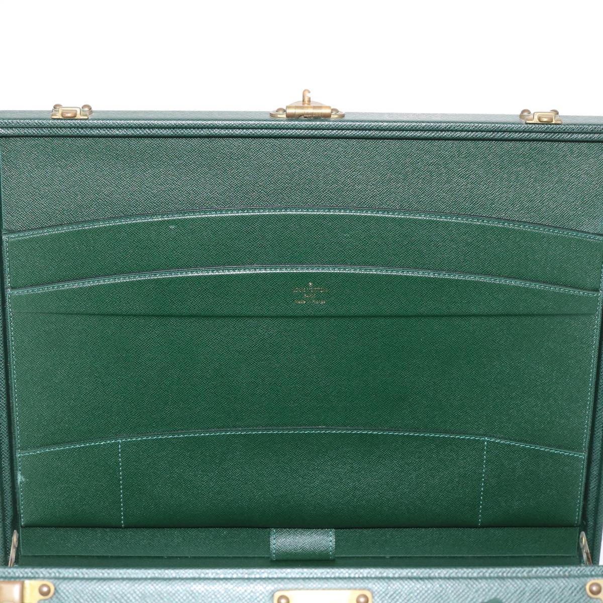 LOUIS VUITTON Taiga Leather Diplomat Trunk Epicea M30014  ki3333