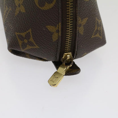 LOUIS VUITTON Monogram Trousse Demi Ronde Cosmetic Pouch M47520  ki3334