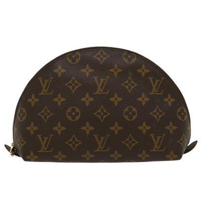 LOUIS VUITTON Monogram Trousse Demi Ronde Cosmetic Pouch M47520  ki3334