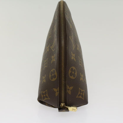 LOUIS VUITTON Monogram Trousse Demi Ronde Cosmetic Pouch M47520  ki3334