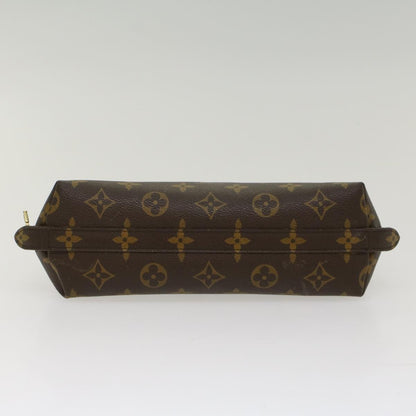 LOUIS VUITTON Monogram Trousse Demi Ronde Cosmetic Pouch M47520  ki3334