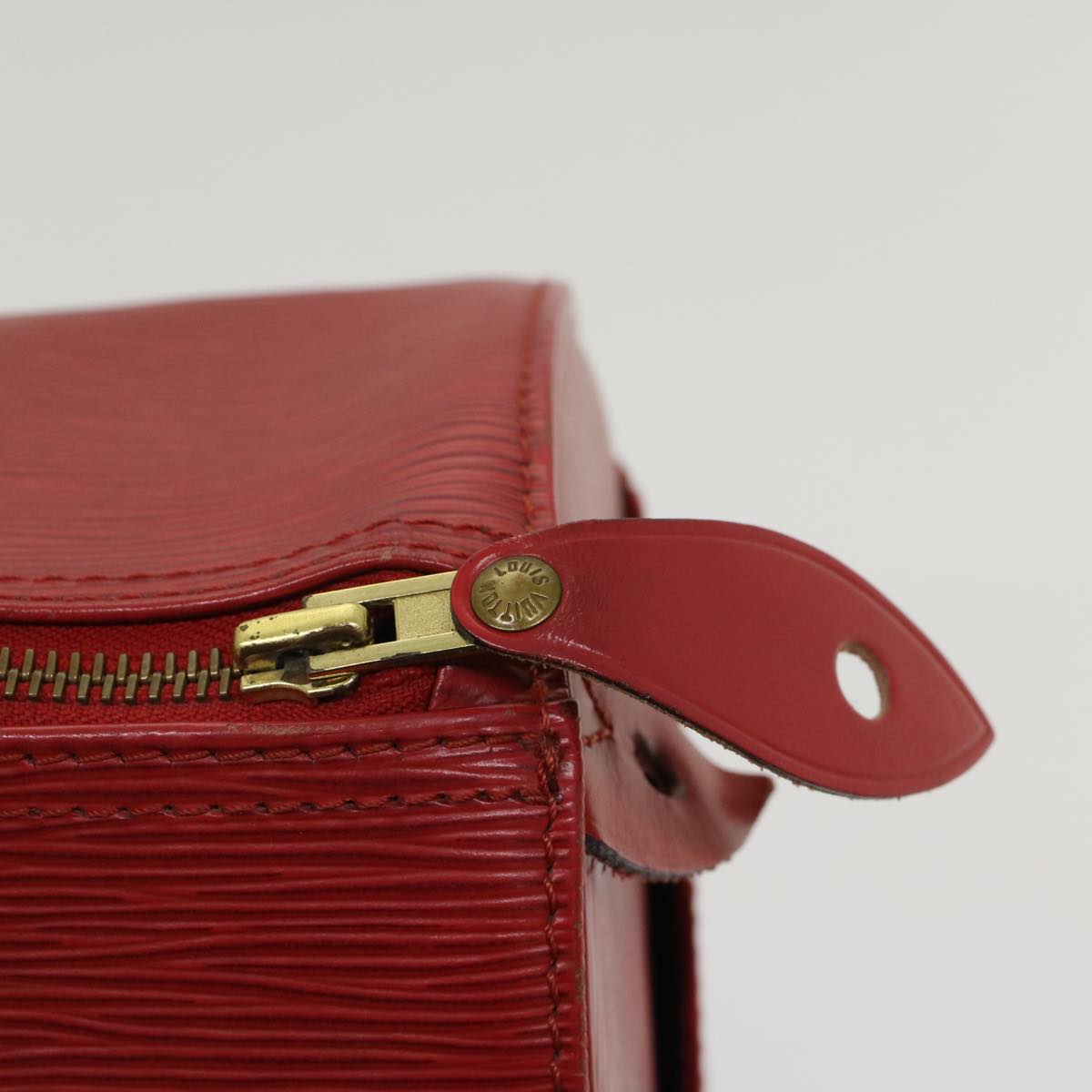 LOUIS VUITTON Epi Speedy 30 Hand Bag Castilian Red M43007  ki3346