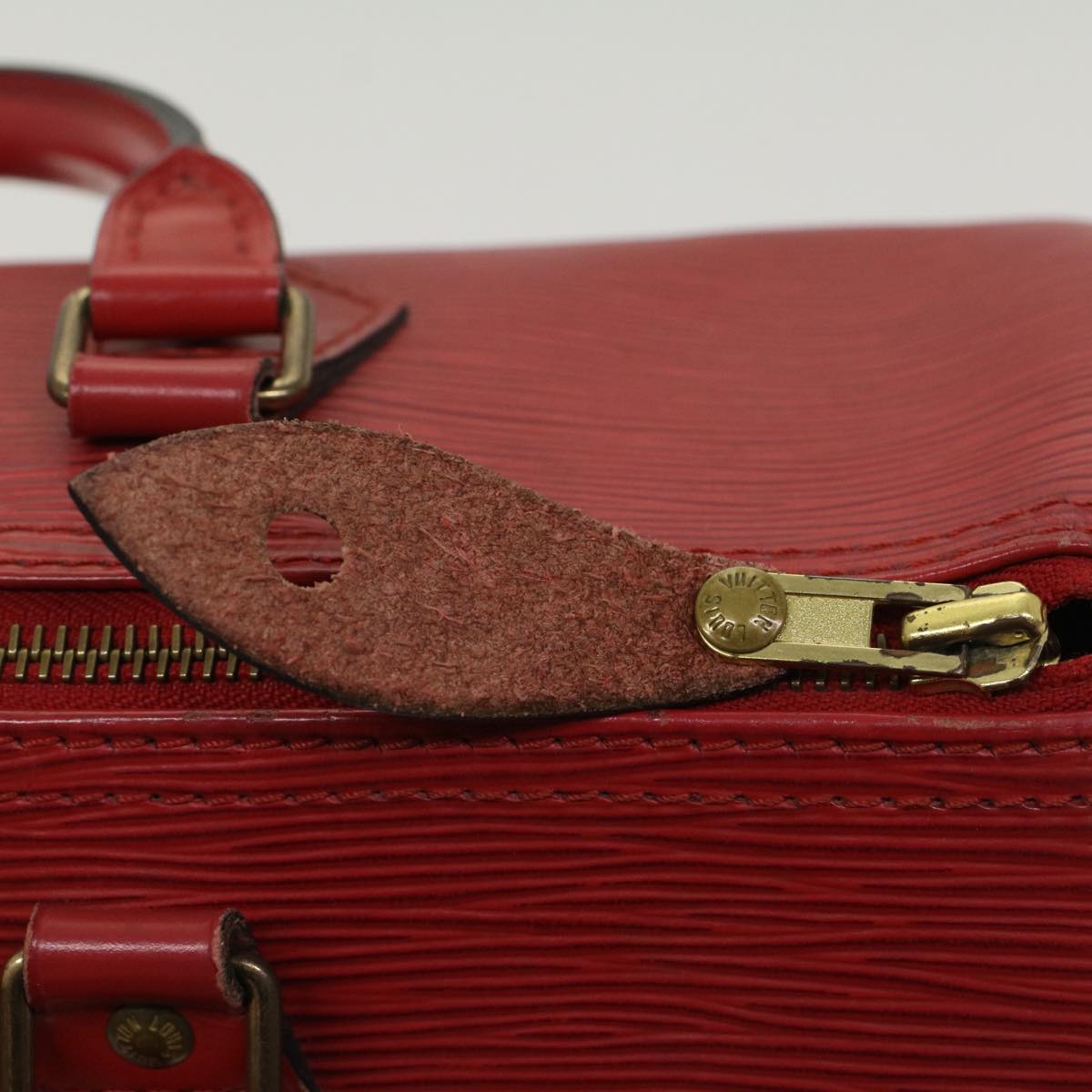 LOUIS VUITTON Epi Speedy 30 Hand Bag Castilian Red M43007  ki3346