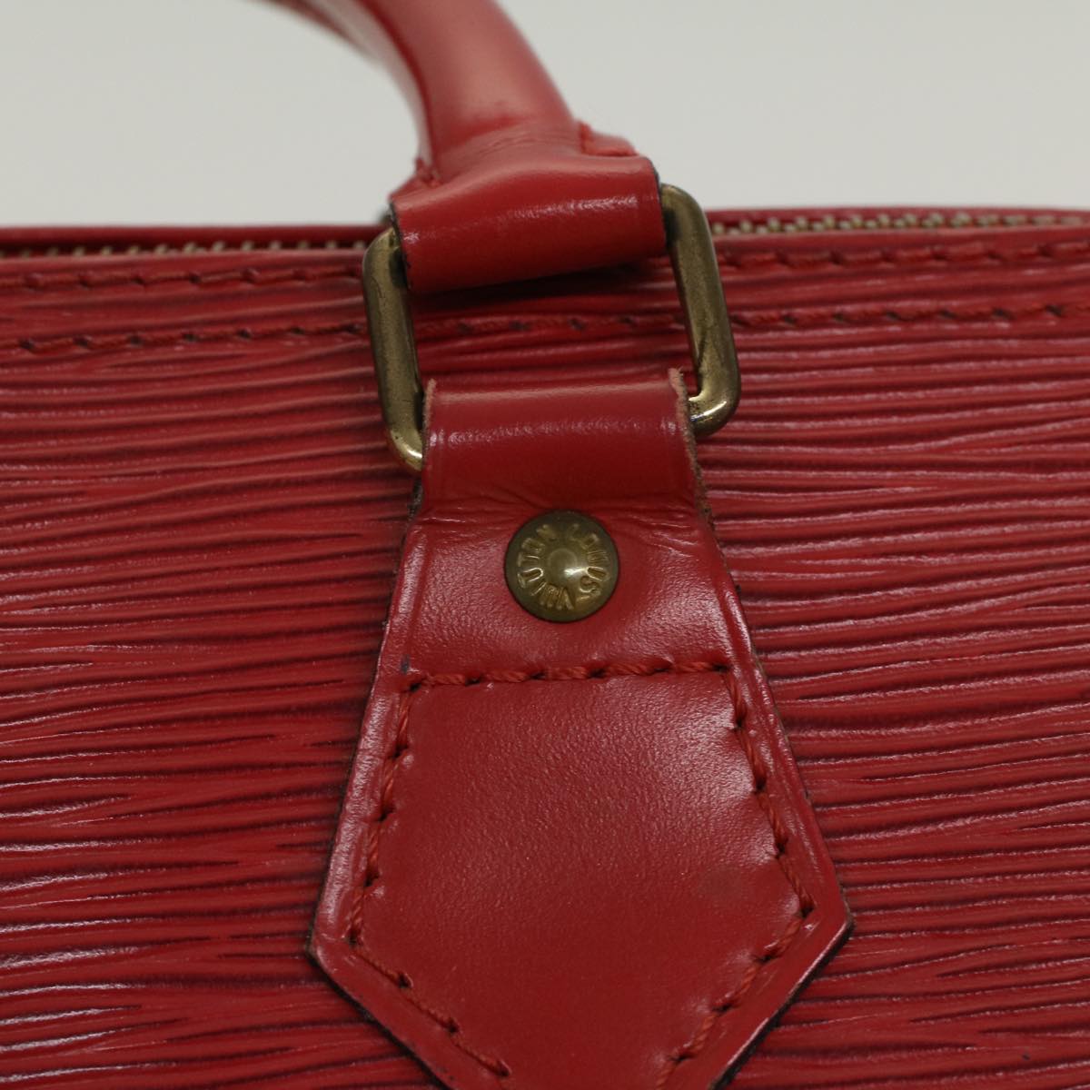 LOUIS VUITTON Epi Speedy 30 Hand Bag Castilian Red M43007  ki3346