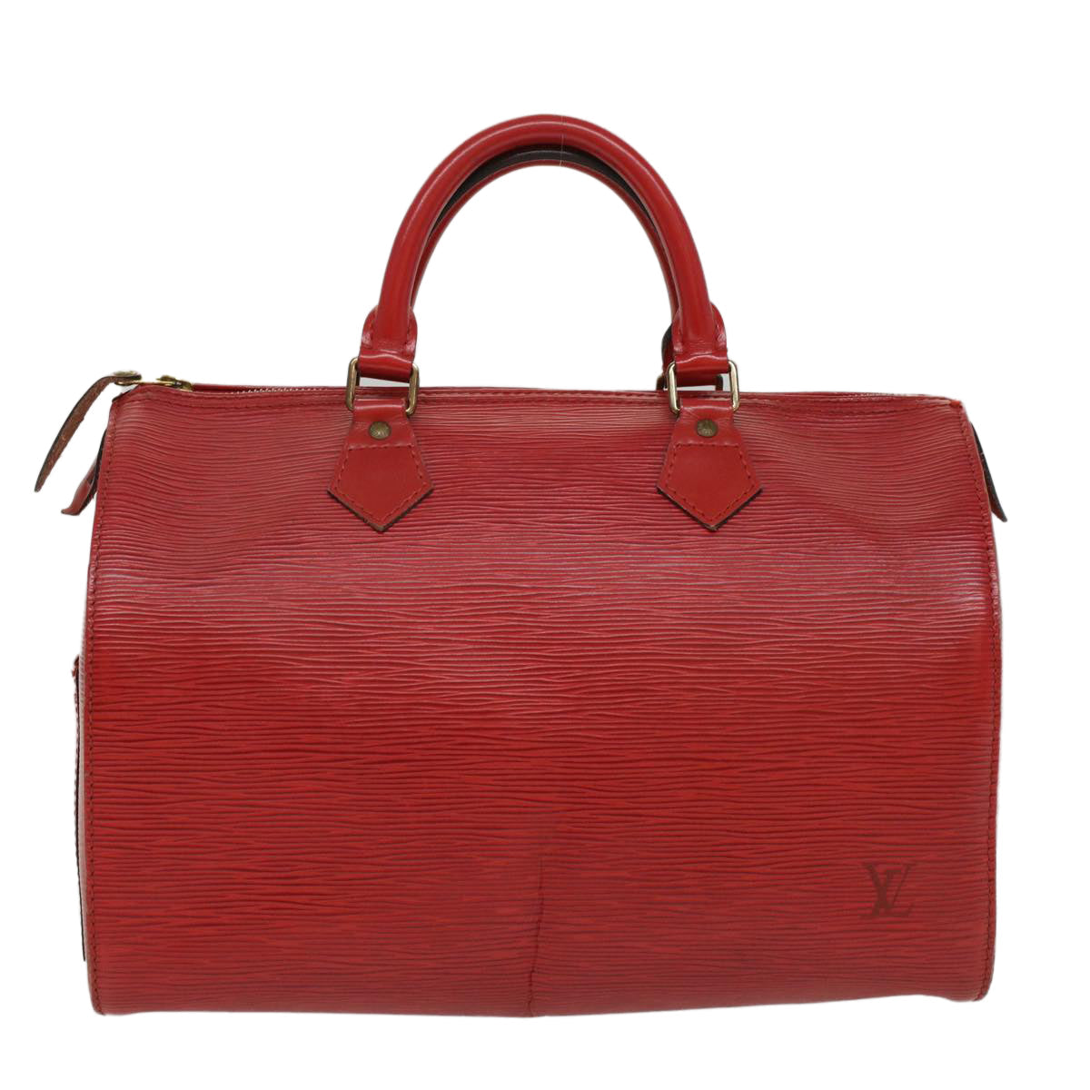 LOUIS VUITTON Epi Speedy 30 Hand Bag Castilian Red M43007  ki3346