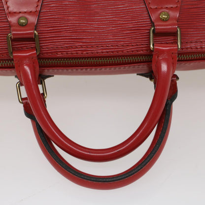 LOUIS VUITTON Epi Speedy 30 Hand Bag Castilian Red M43007  ki3346