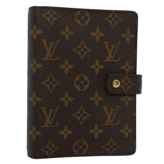 LOUIS VUITTON Monogram Agenda MM Day Planner Cover R20105  ki3357